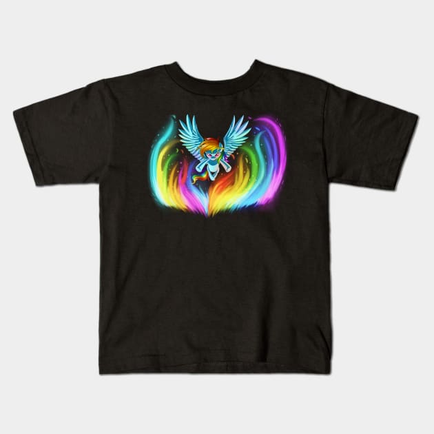 Flash Fire Kids T-Shirt by ParadigmPizza